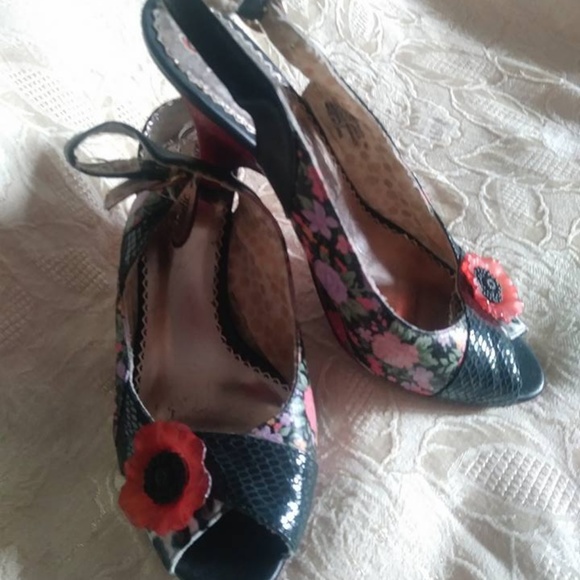Poetic Licence Shoes - Poetic Licence/License London  Floral Animal